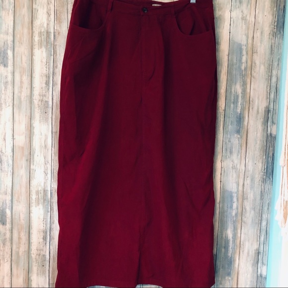 Jeans style long skirt - Picture 3 of 5